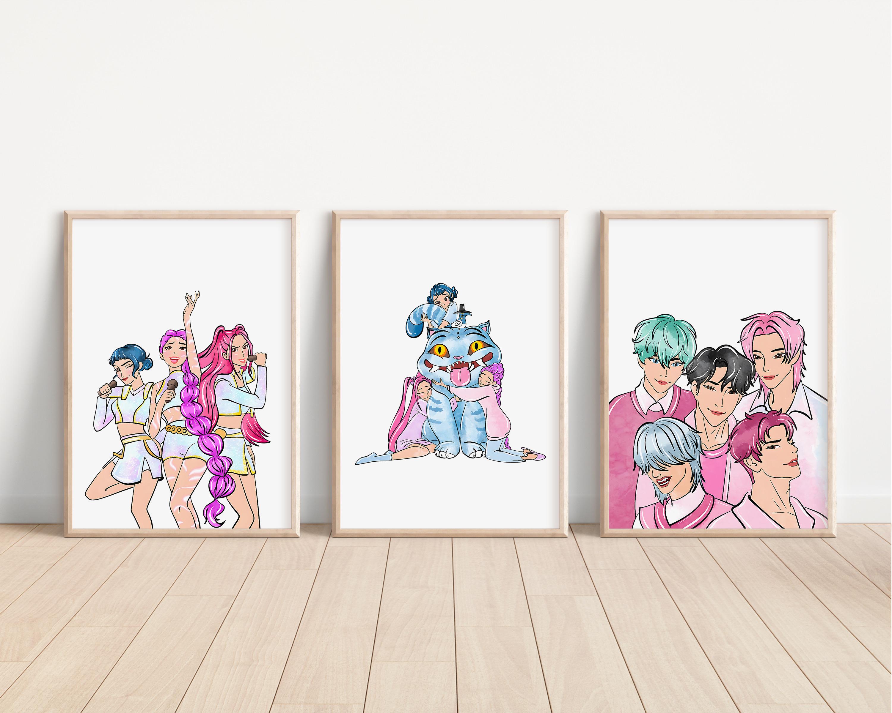 Kit Diamond Painting Portachiavi Per Bambini - 6 Pezzi Con Motivi Anime, Doppia Faccia, 5D