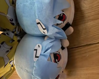 ANIME Evangelion Pantuflas de peluche Rei Ayanami Animación Pantuflas cómodas de algodón Neon Genesis regalo para ellos