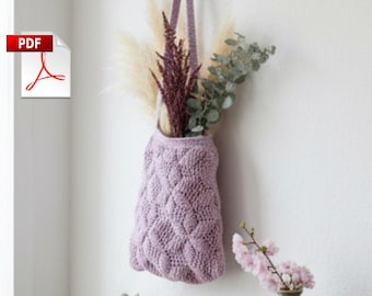 Crochet Tote Bag Pattern For Women | Geometric Market Bag, Beginner Friendly (PDF Download)