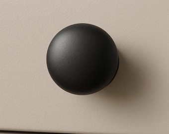 Classic Matte Black Cabinet Knob Door Drawer Pull Kitchen Cabinet Dresser Handle