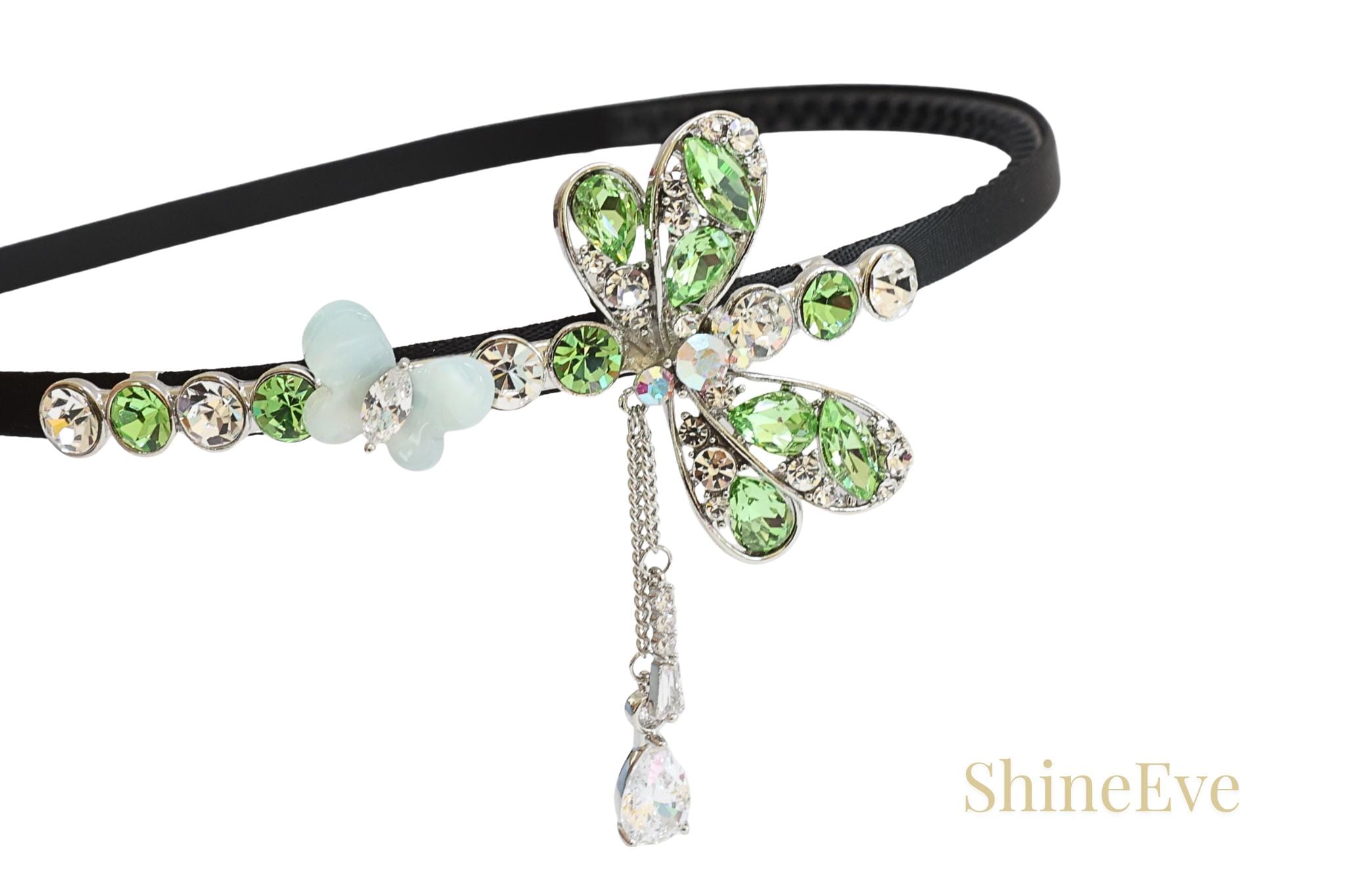 Rhinestone Butterfly Headband for Women - Etsy