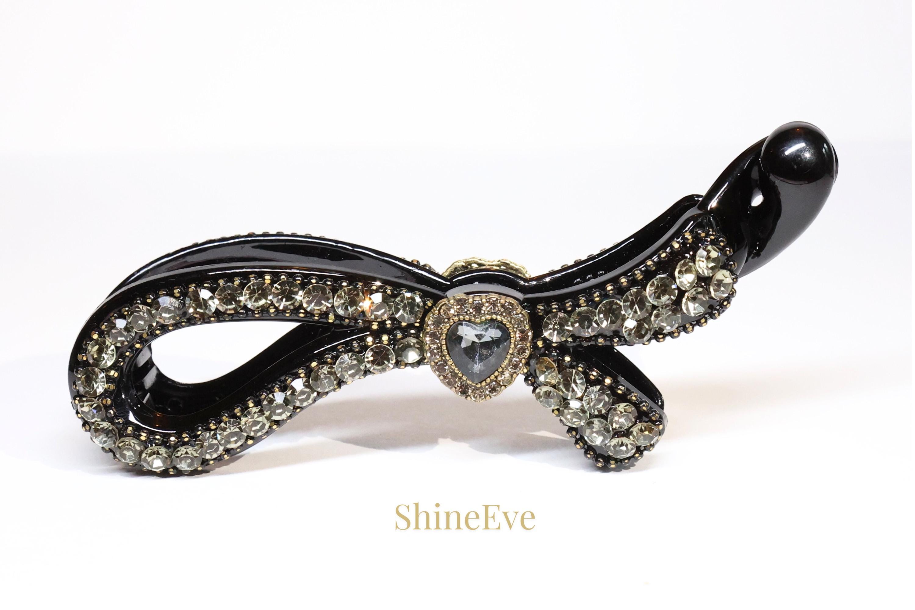 Bow Hair Banana Clip - Etsy
