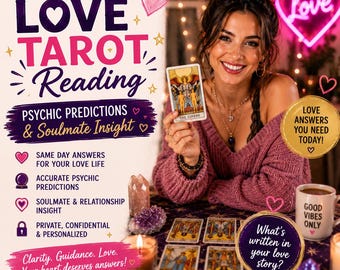 Same Day Love Tarot Reading | Psychic Predictions & Soulmate Insight