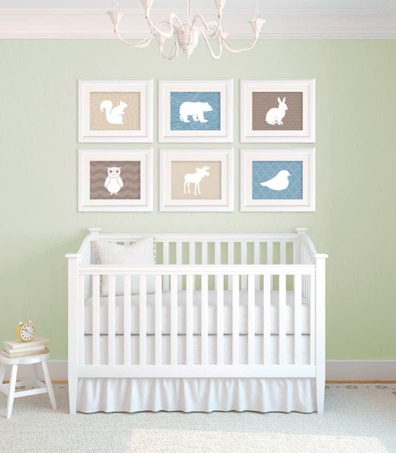 forest friends nursery decor art forest friends nursery decor art