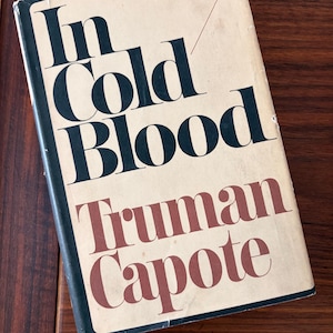Vintage 1965 In Cold Blood by Truman Capote – Hardcover Book Club Edition w/ Original Dust Jacket | True Crime Classic