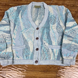 Coogi Cardigan - Etsy