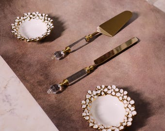 Decorative Cake Knife and Server