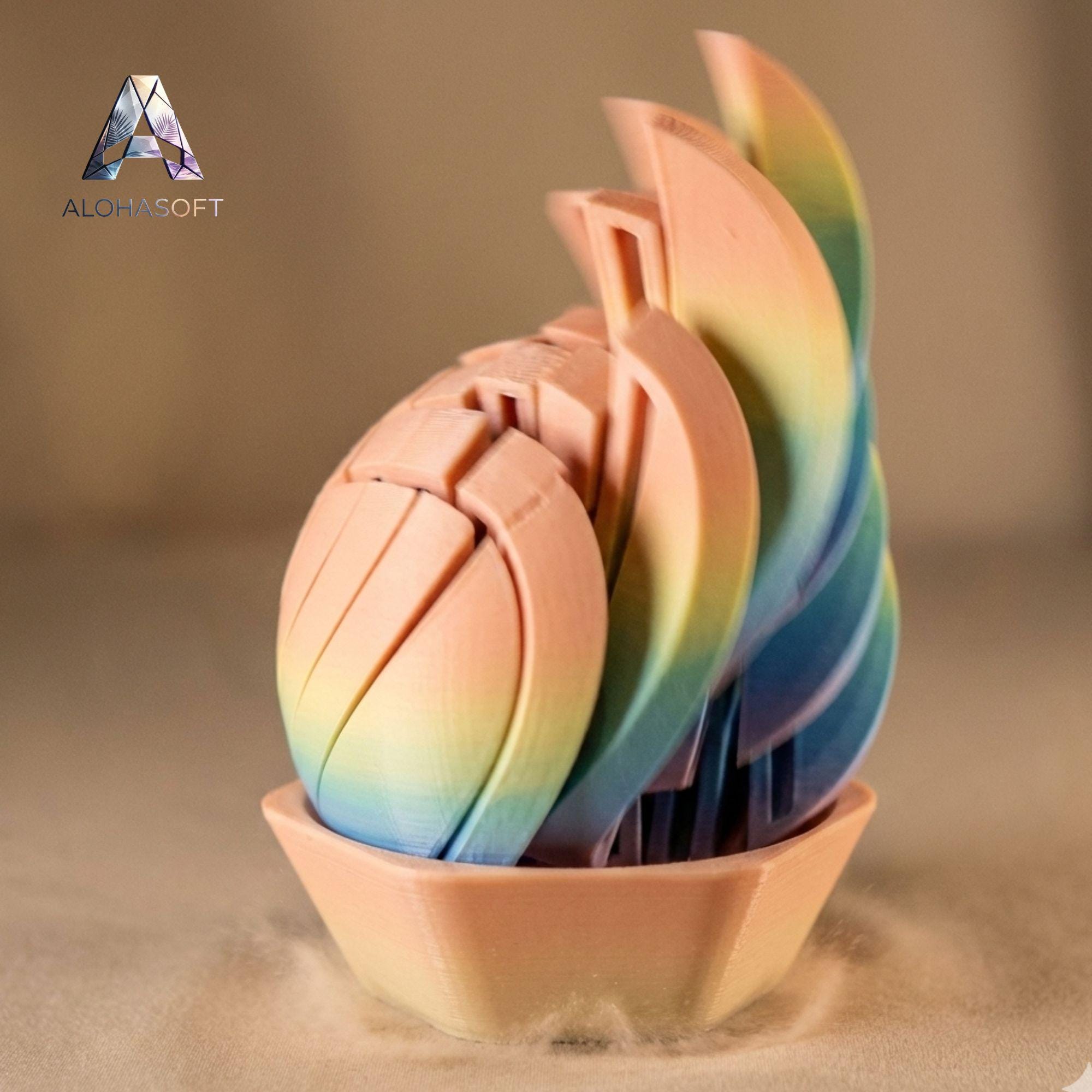 Wave Motion Ball Fidget | Smooth Rolling Desk Toy | 3D Print File - Etsy