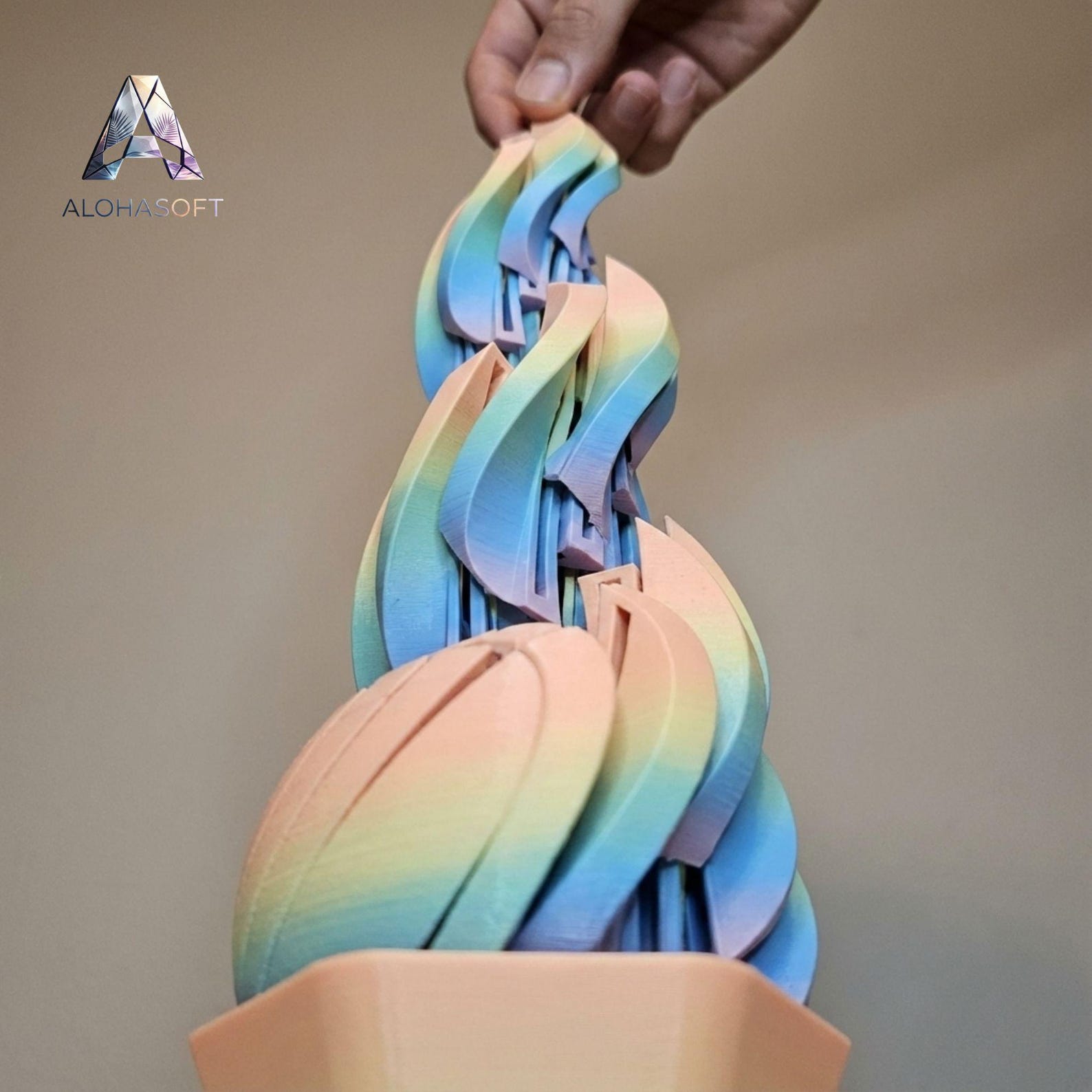 Wave Motion Ball Fidget | Smooth Rolling Desk Toy | 3D Print File - Etsy