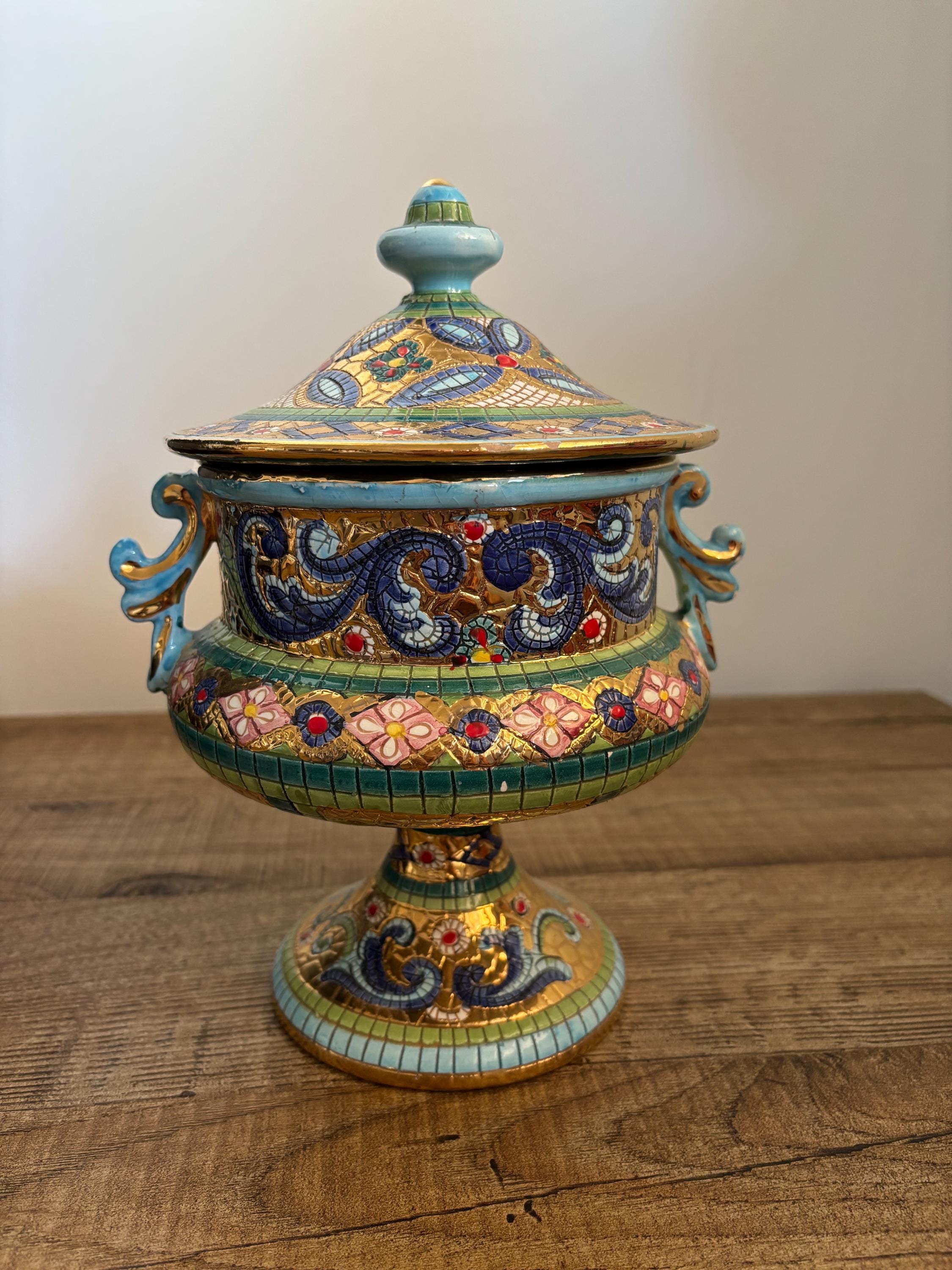 Deruta Vintage Vase - Etsy