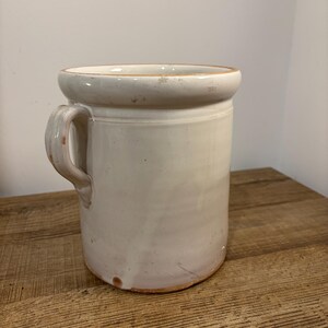 Antique Puglian Terracotta Jar with Handles, Rustic Italian Pottery Vase, Early 20th Century