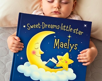 Personalized Babybook with Name baby shower first Birthday gift kids BoyGirl Custom Children's storybook
