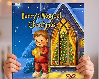 Personalized Children’s Christmas Eve Book Magical Christmas Custom First Xmas Storybook gift Stocking Stuffers