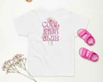 Cool Kids Club - Girls Jersey T-Shirt for Toddlers