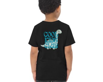 Cool Kids Dino Jersey T-Shirt for Toddlers