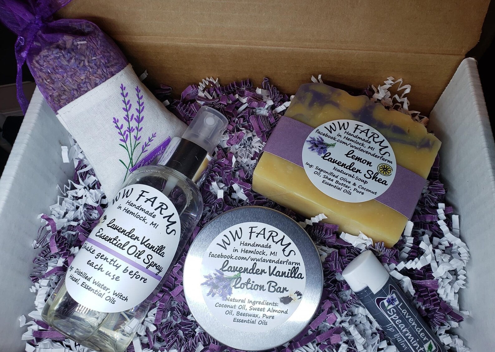 Lavender Spa Gift Box