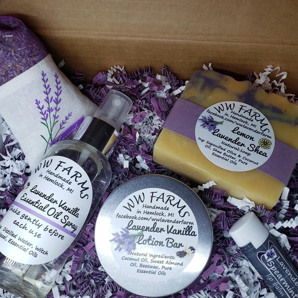 Lavender Spa Gift Box