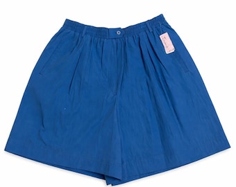 searchable)NWT Koret Blue Elastic Waist Shorts Womens Size 20W Pull On Casual