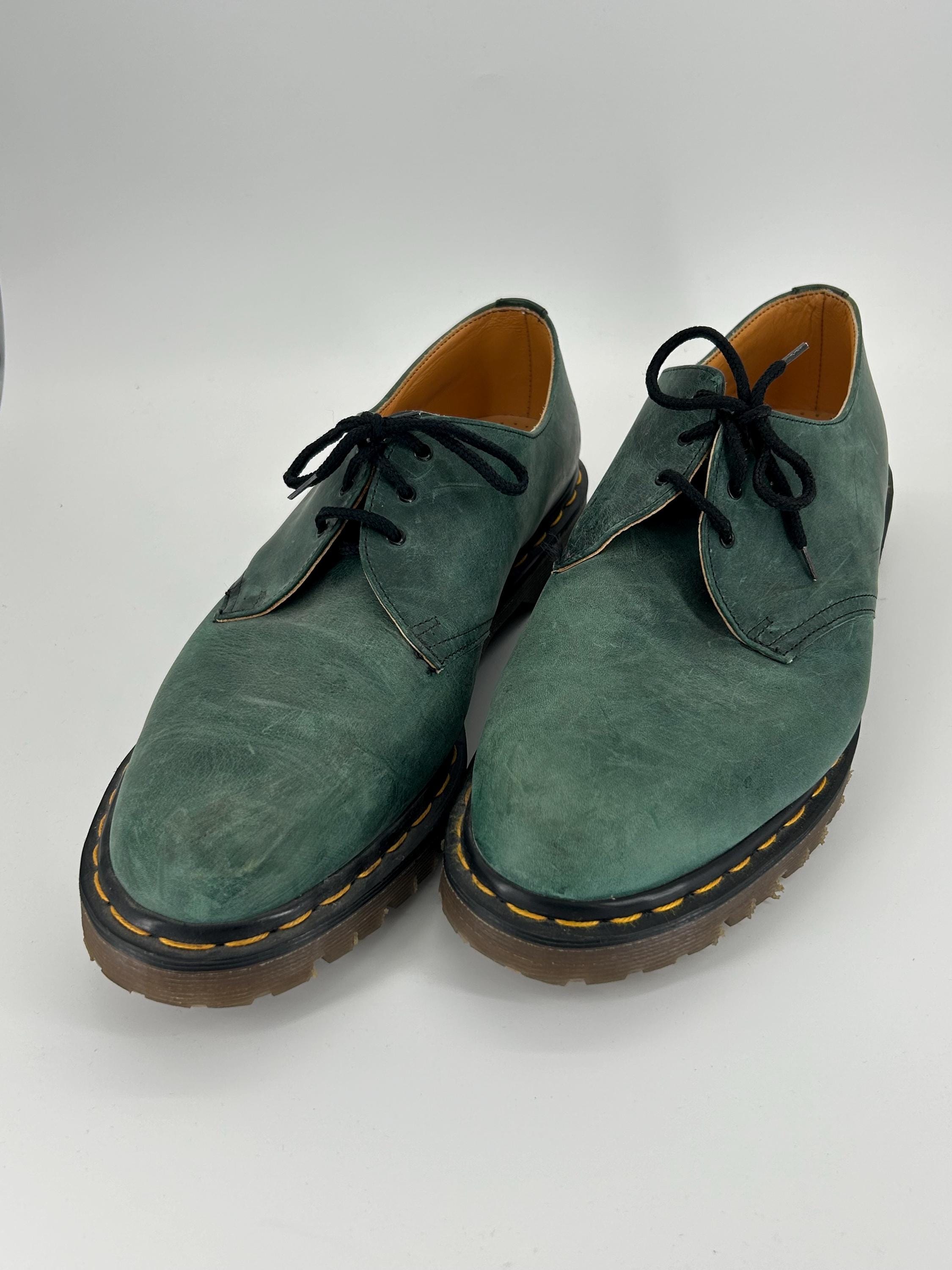 Dr. Martens T-Bar Suede Shoes in Beige and Black Accents UK 11 USA men’s 12 Dr. Martens Men main image 4