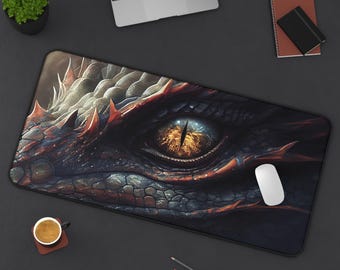 Dragon Gaming Mouse Pad, Desk Mat, Gamer Decor Large Pad