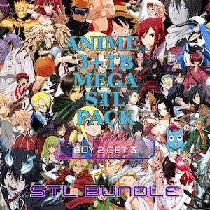 3+ TB Ultimate ANIME STL Collection – High Quality Figurines, Statues & Models