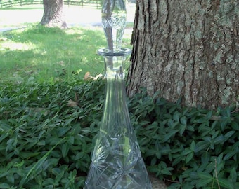 Decanter Alto Corte Vidrio Tapón De Vidrio Mad Men Encontrar