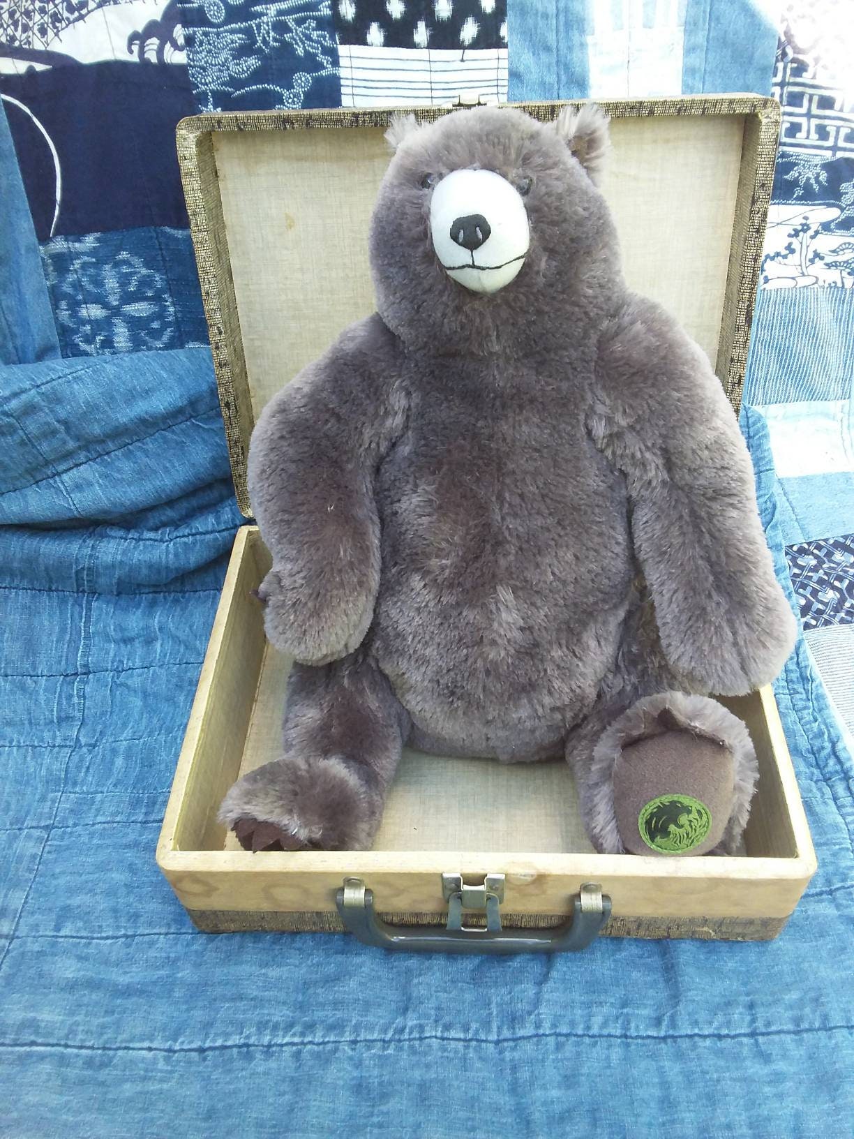 Figurine peluche ours Baloo DISNEY Le livre de la jungle tête en pl