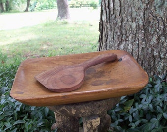 Wood Pit & Paddle Treen Farm Work Set Primitive Tools by AntiquesandVaria NEW Free Shipping