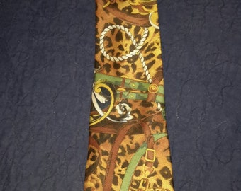 Necktie Designer Oliver Italian Fierenza Vintage Silk Suit Accessory Rare Fashion Find by AntiquesandVaria NEW Free Shipping