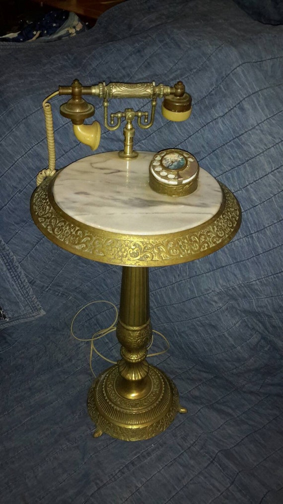 Old outlet phone table
