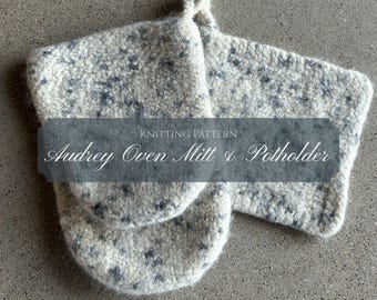 Audrey Topflappen Strickmuster | Filzen für Anfänger