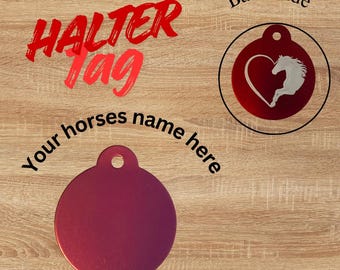 Horse Halter Tag-Personalized