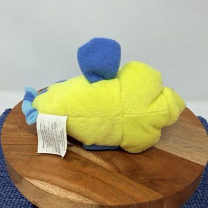 Disney Little Mermaid Flounder Mini Bean Bag Plush 7" image 4