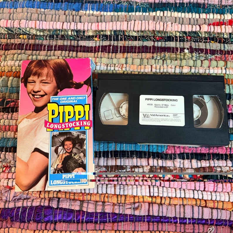 Pippi Longstocking VHS Tape (1989) Inger Nilsson image 3
