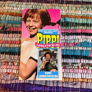 Pippi Longstocking VHS Tape (1989) Inger Nilsson image 1
