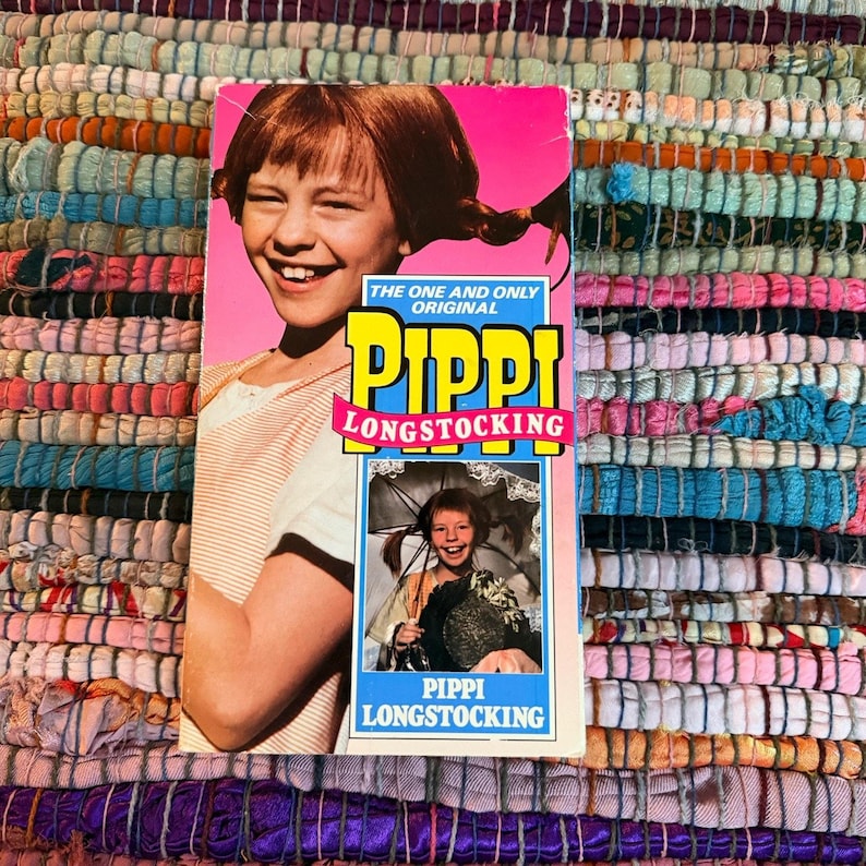 Pippi Longstocking VHS Tape (1989) Inger Nilsson image 1