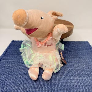 オパール バレリーナ ピッグ ぬいぐるみ ソフトトイ ぬいぐるみ ナショナルジオグラフィック ヴィンテージタグ