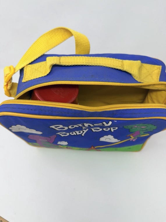 Vintage Barney Baby Bop Friends Lunchbag & Thermos 1992 Lunchbox