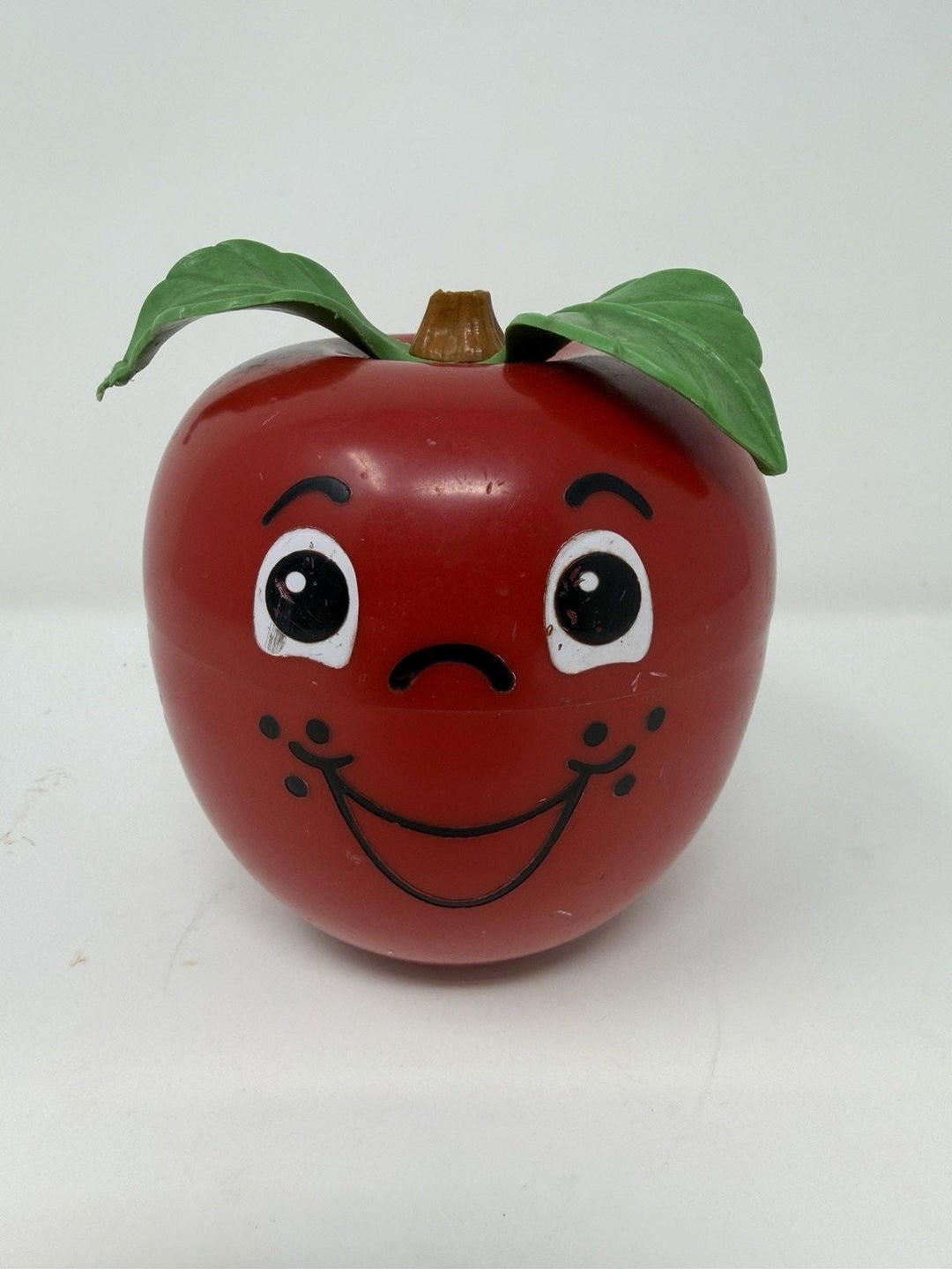VTG Red Apple Chime Toy 1972 Rollie Pollie READ Fisher Price - Etsy