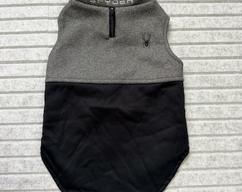 Kurtka dla psa PERF Spyder Black & Gray lekka na wiosnę i jesień