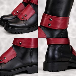 Deadpool Inspired Cosplay Boots Custom Made image 4