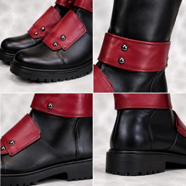Deadpool Inspired Cosplay Boots Custom Made image 4