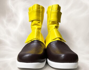 Anime Trunks Cosplay Shoes – Custom Yellow Battle Boots