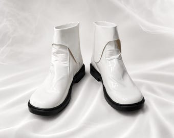 Stormtrooper Inspired Cosplay Boots Custom Made White Costume Shoes