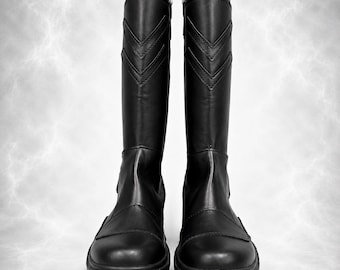 Galactic Sith Lord Cosplay Boots for Men