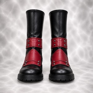 Deadpool Inspired Cosplay Boots Custom Made