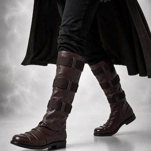 Infinity War Captain America Cosplay Shoes Men Boots image 7