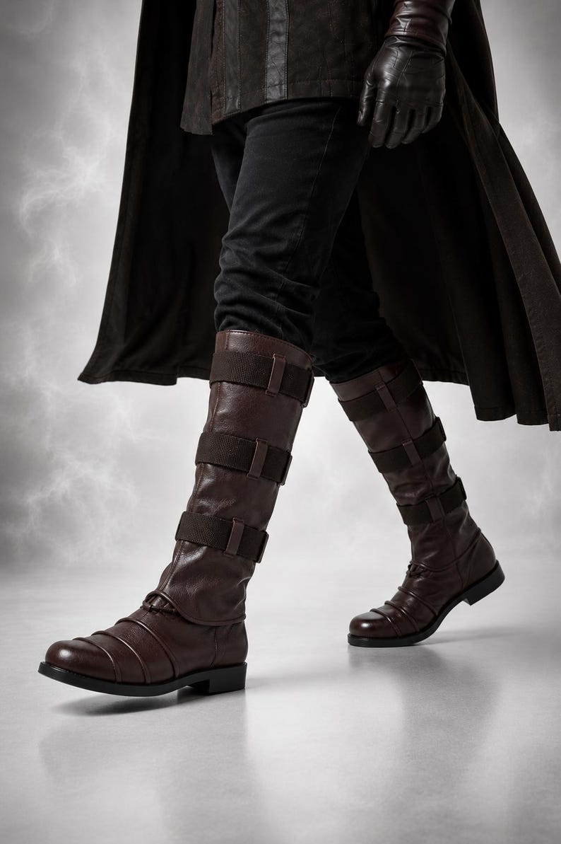 Infinity War Captain America Cosplay Shoes Men Boots image 7