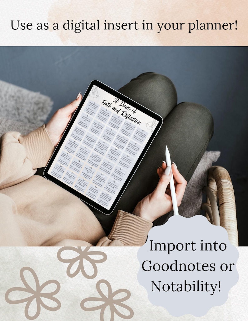 30 Days of Faith and Reflection | Printable Christian Devotional ...