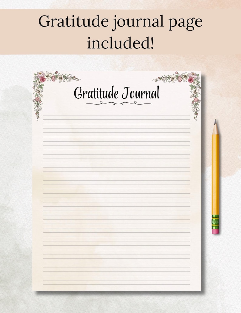 30 Days of Gratitude Challenge | Printable Gratitude Journal PDF ...
